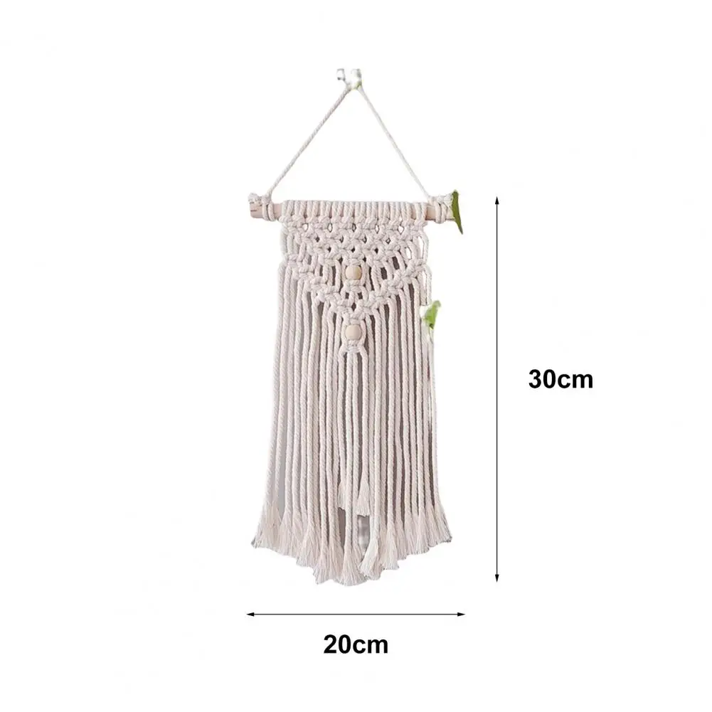 Macrame Wall Hanging Boho Tapestry Woven Bohemian Wall Decor Handmade Weaving Landscaping Wall Tapestry decoración hogar 6