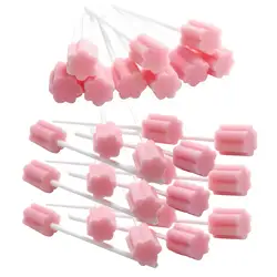 100x Tooth Cleaning Mouth Swabs for Oral Cleaning Tongues Coating Bad Breath