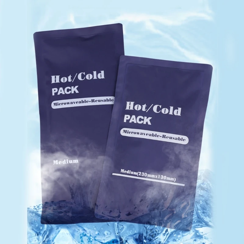 Ice Pack for Injuries Reusable Hot and Cold Gel Pack Shoulder Knee Back Ankle Arm Discomfort Sport Therapy Recovery