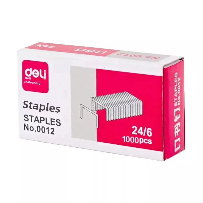 Delight 0012 Stapler Clip 12 Number Staple Nail 24/6 Delight 0010 Nail Staple 0011 Rust Steel