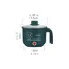 Electric Cooker Portable Nonstick Heating Pan for Boiled Egg Cook Rice Soup 6