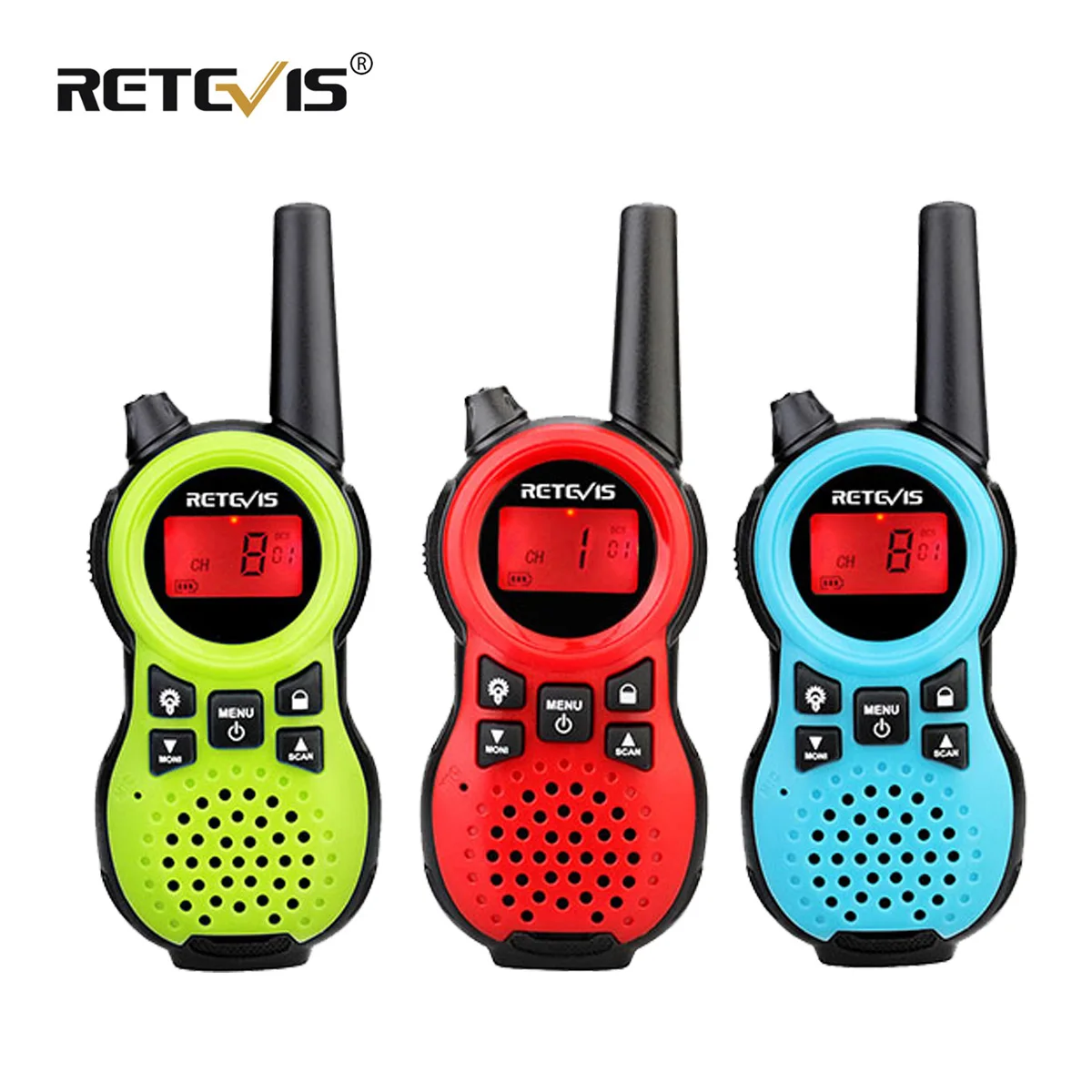 RetevisRT638WalkieTalkieChildren2pcsPMRUSBChargeFlashlight