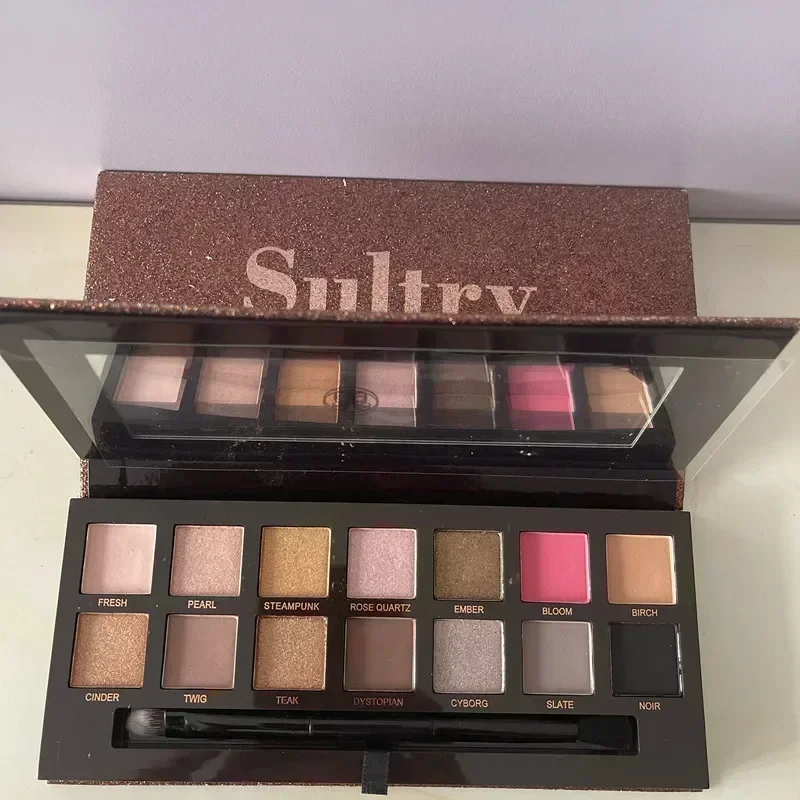 2025 Good Sale Natural Matte Eye Shadow Waterproof Palette Shimmer Eyeshadow Soft Glam Norvina Sultry Riviera That Glow 2