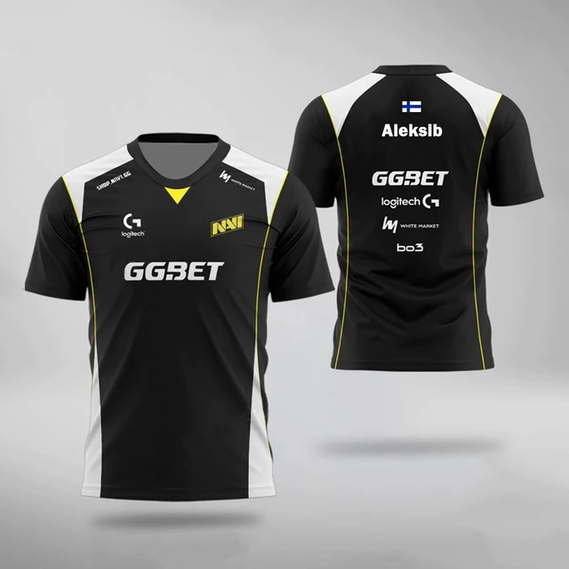 Navi 2025 CS2 E-sports Team Uniform Jersey CS:GO Professional League Training Uniform S1mple Aleksib Fans Gift Custom T Shirts 2