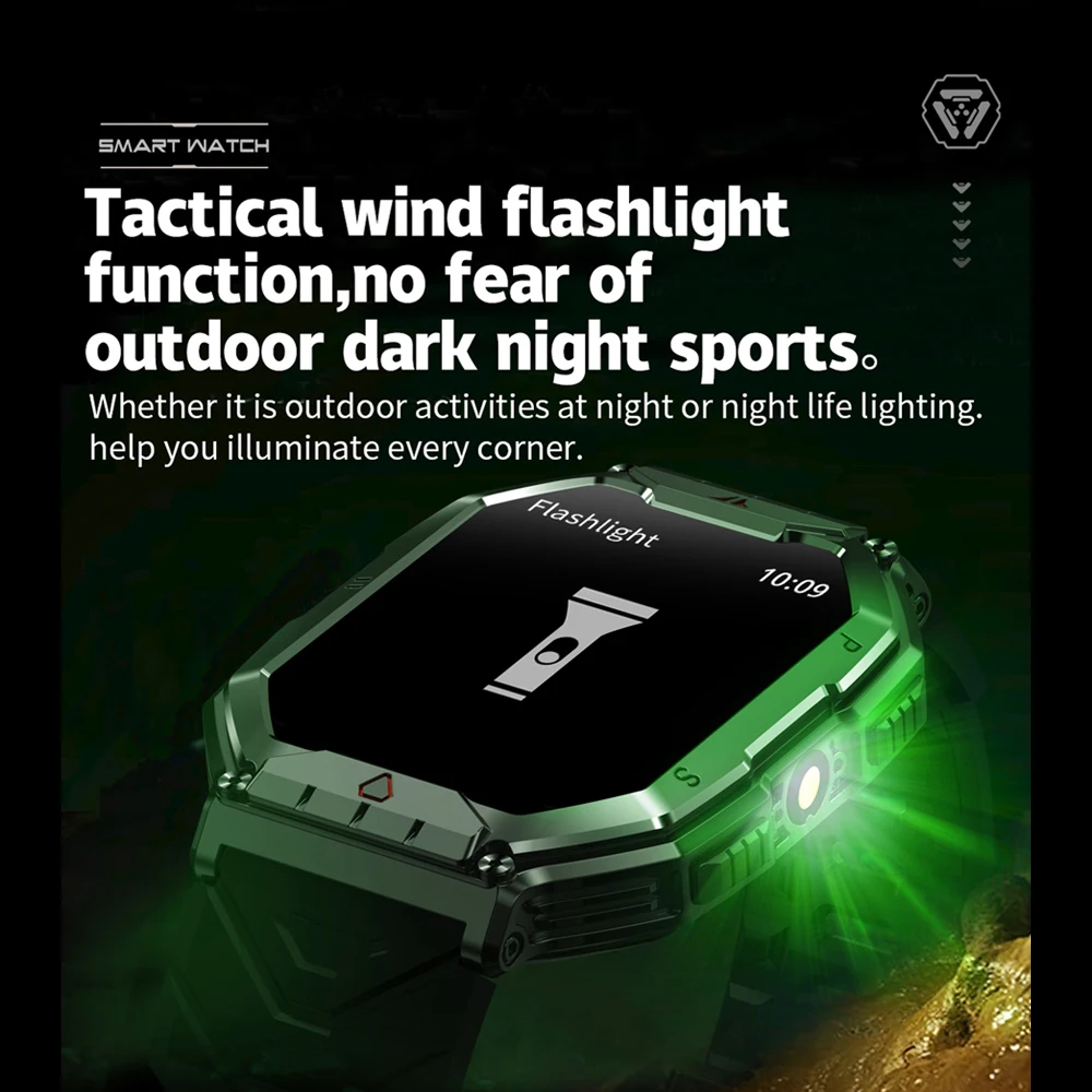 Reloj inteligente deportivo para exteriores 2024 con seguimiento GPS, batería de 650 Mah, 1 ATM, brújula impermeable, reloj con llamadas Bluetooth para hombres_voghion.com