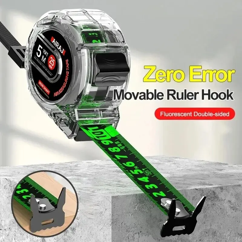 Tape Measure 5 Meters Precision Durable Measuring Ruler Measuring Tape Precise Clear