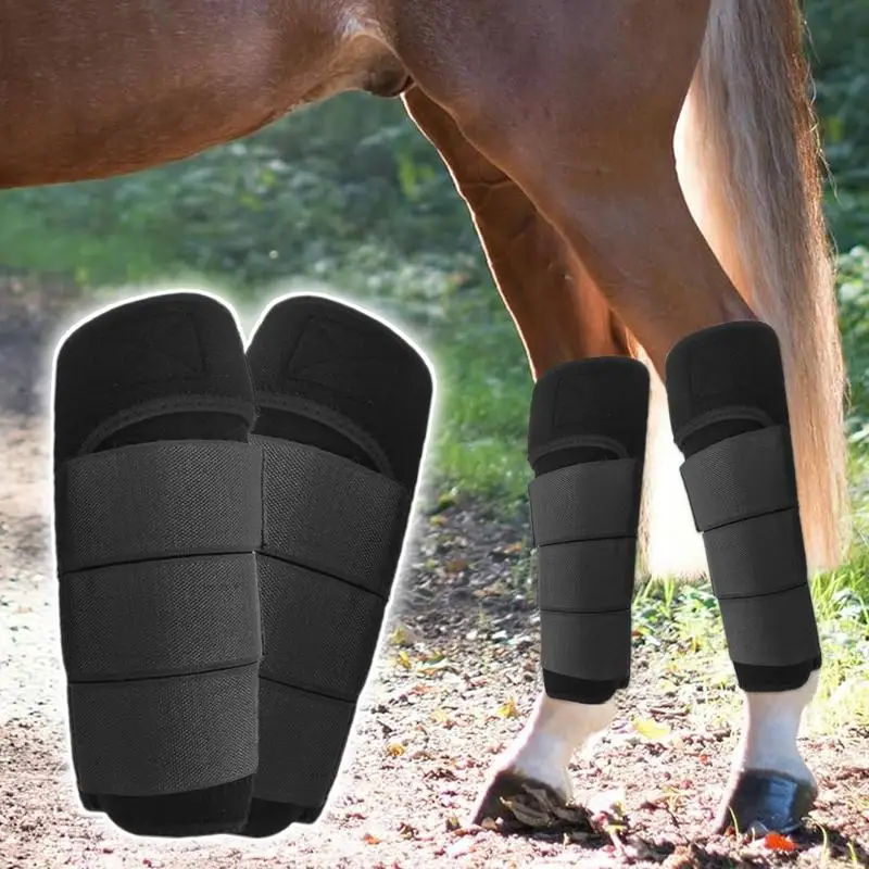 Protective Boots Horse Fly Leg Guards Professional Boot Wrap Convenient Tear-Resistant Leg Wraps Protector For Official