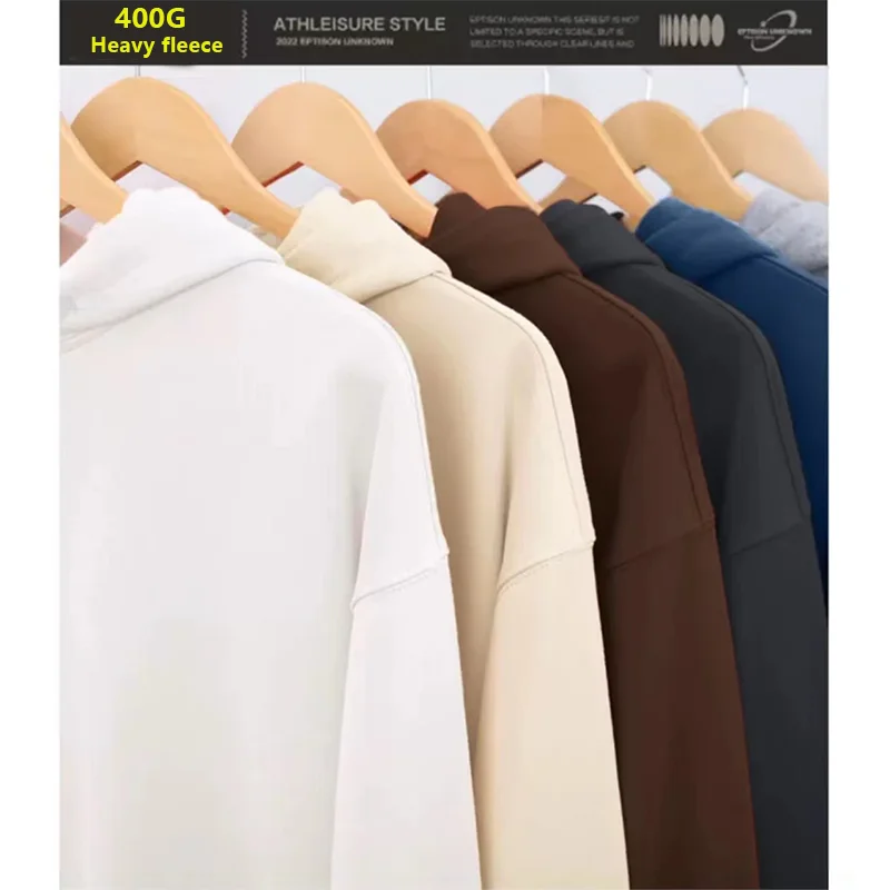 Cotton Hooded Sweatshirt - Casual Cotton Hoodie | Solid Color Fashion Fit Pullover