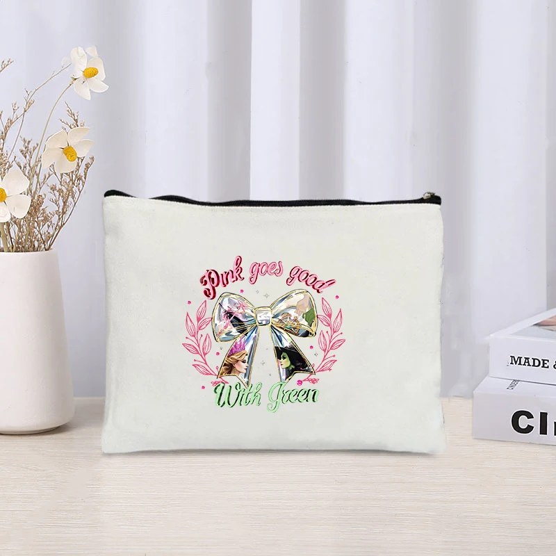 Wicked The Musical Makeup Bag Glinda Elphaba Inspired Musical Lover Gifts Cosmetic Bag Musical Theater Fans Gift Toiletry Pouch 3
