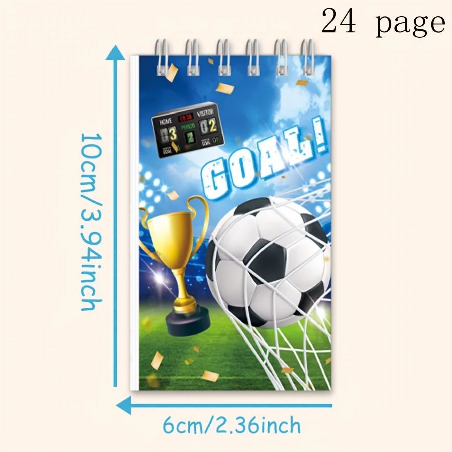 Football Enthusiast's Ultimate Mini Notebook – Smooth Writing Diary and Planner