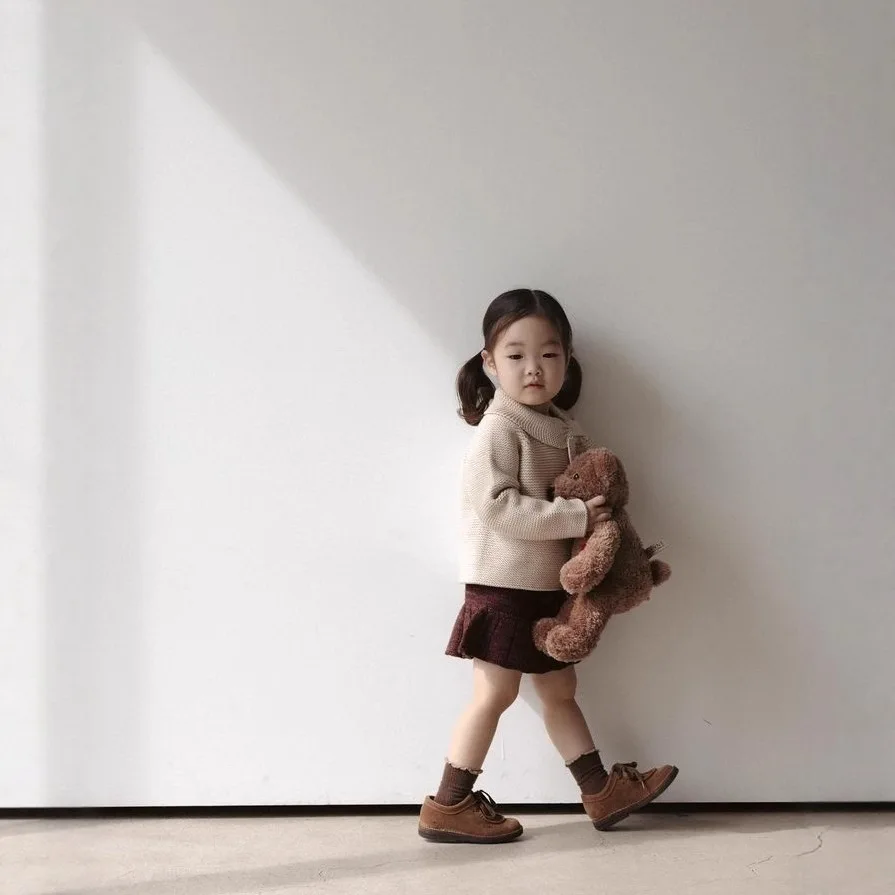 여아 스웨터 2025 겨울 신상품 MP 레트로 패션 리본 아동 니트 가디건 순면 귀여운 따뜻한 여아 스웨터 재킷