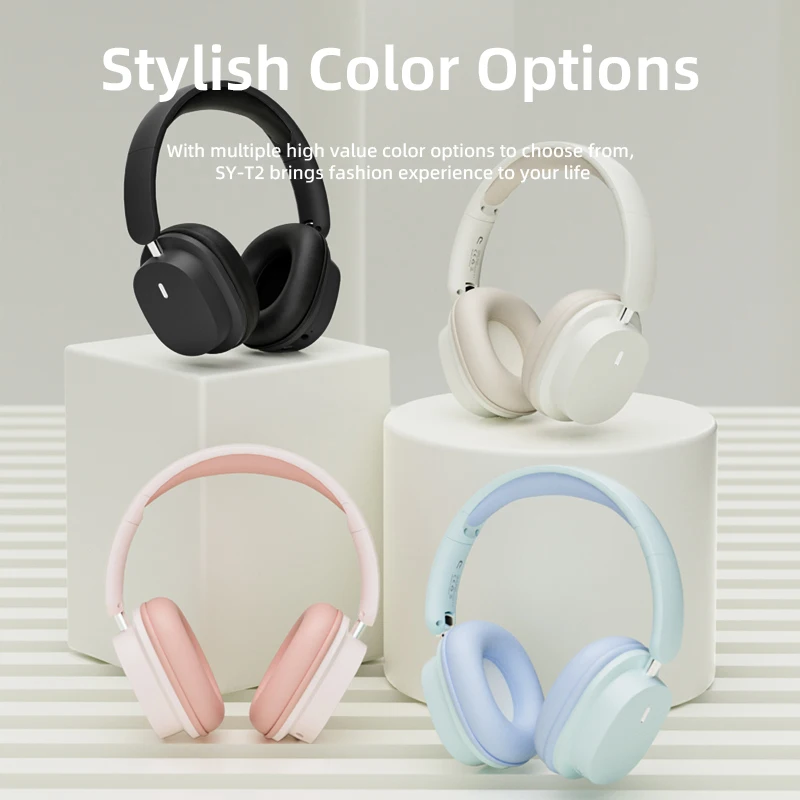Original Bluetooth Headphone Headset SY-T2 High Quality Noise Reduction Wireless Microphone Wired Earphone Gamers Headphones 3