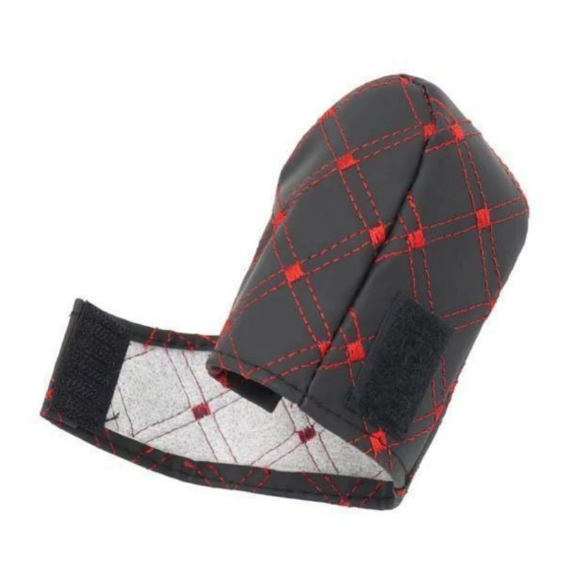 2-piece Car Handbrake Gear Shift Cover Kits Hand Brake Cover Sleeve Car Interior Decoration