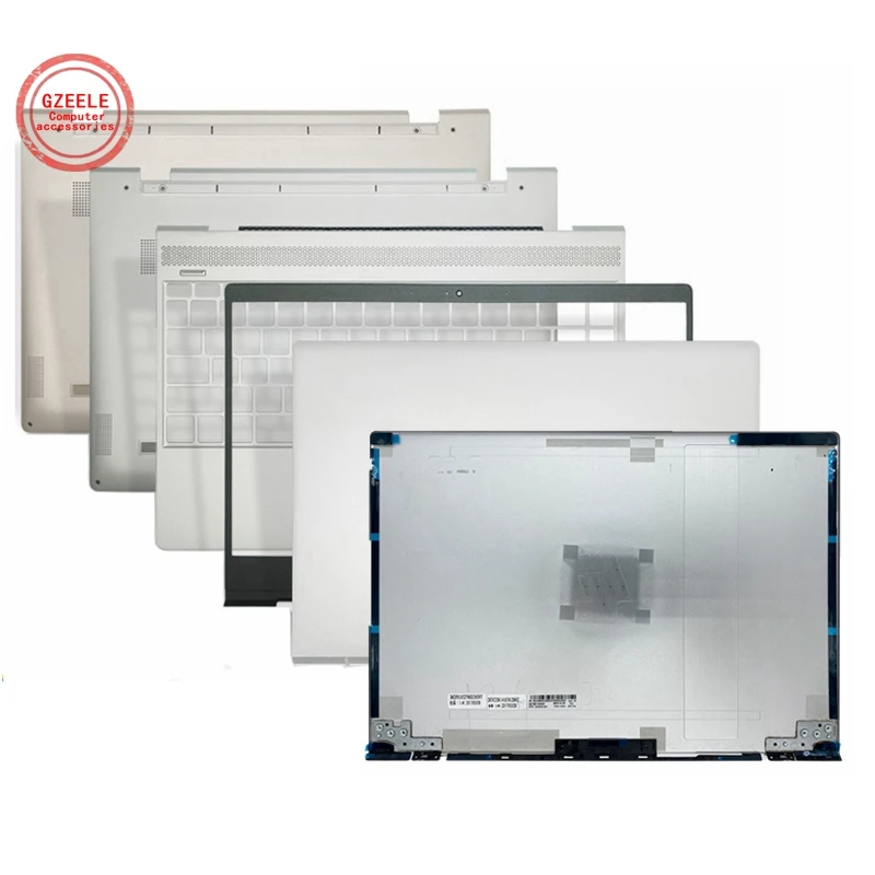 Gzeele Usado para hp Envy 13-ad Tpn-i128 Portátil Lcd Capa Traseira Lcd Superior Palmrest Case Capa Inferior 928448001 928443-001 928447-001