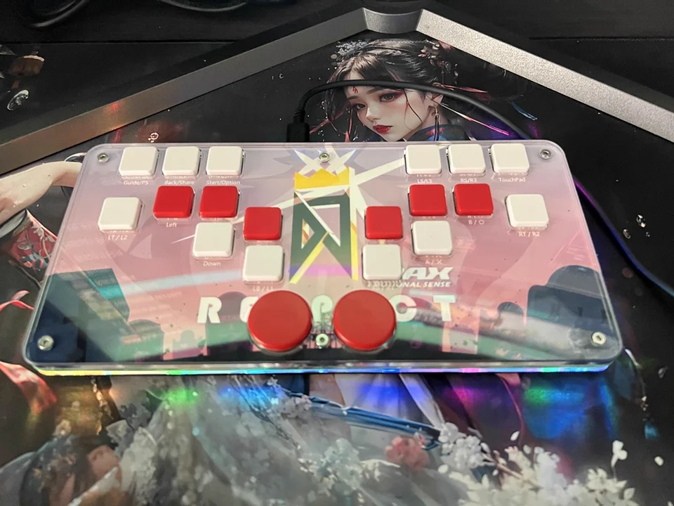 새로운 리듬 게임 키보드 DJMAX 유선 리듬 게임 컨트롤러 주변기기 맞춤형 핫 스와퍼블 DIY 수제 키보드