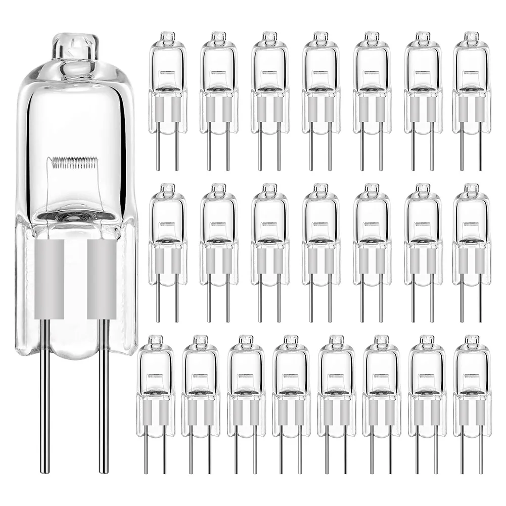 30PCS/LOT SALE Ultra g4 12 v 20 w halogen lamp G4 12V bulb inserted beads crystal 20W low price |