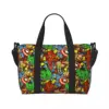 Custom Superhero Spider Man Tote Bag Women Big Capacity Gym Beach Travel Bags 2