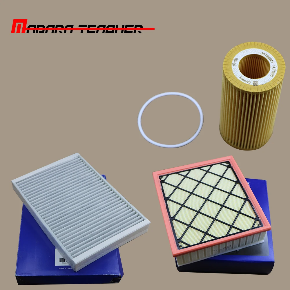 Cabin Air Oil Filter Kit For Volvo C30/C70 2.4i/T5/D5,S40 2.4/2.4 D5 T5 S80 V50 V70 XC70 XC90 S40 S60 8692305 30757155 31390880 air filters car filter