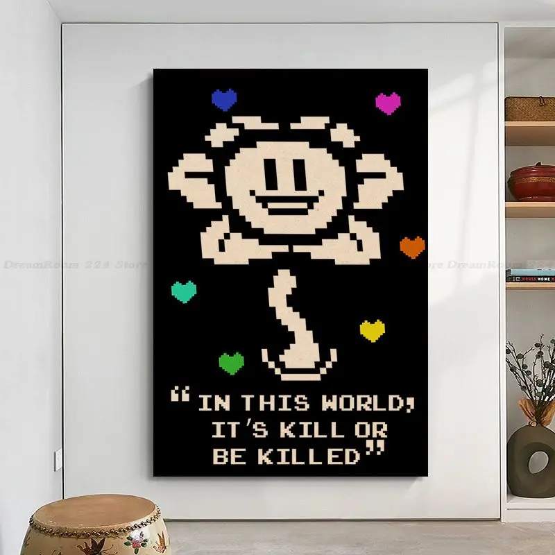 Flowey Pixel Art: It's Kill Or Be Killed