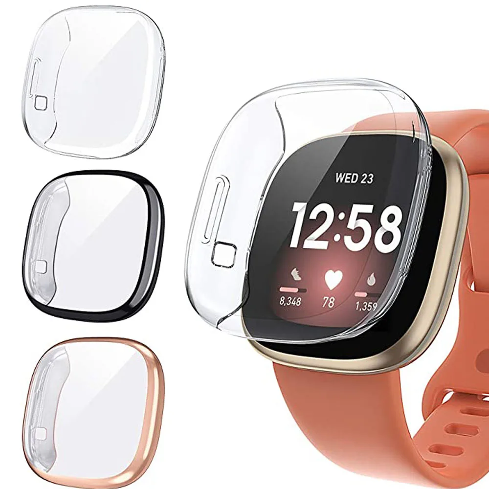 

3 шт./партия, защитный чехол для Fitbit Versa 2/Versa 3