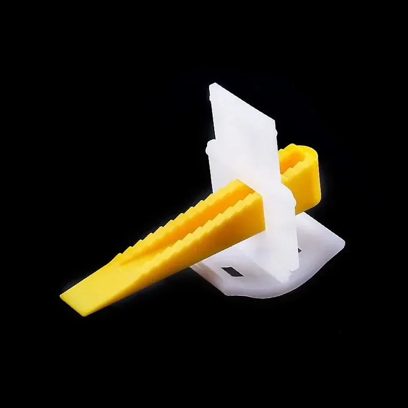 100pc Reusable Plastic Tile Wedge Spacer Leveling Clips Floor Locator Ceramic Tiling Laying Adjustment Construction Tool tile spacers tile leveling clips tile leveling tools