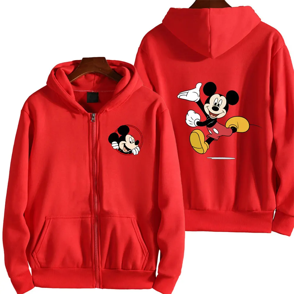 Womens Disney Mickey Mouse Graphic Sweatshirt All Items Buy 1 Authentic and Free Shipping Clothes Y2K Woman Winter Hoodie Jacket 2