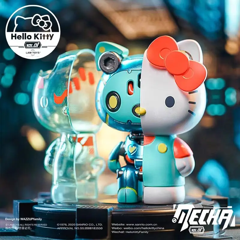 Sanrio Mecha Hello Kitty Semi mechanical Kitty Generation Blind Box
