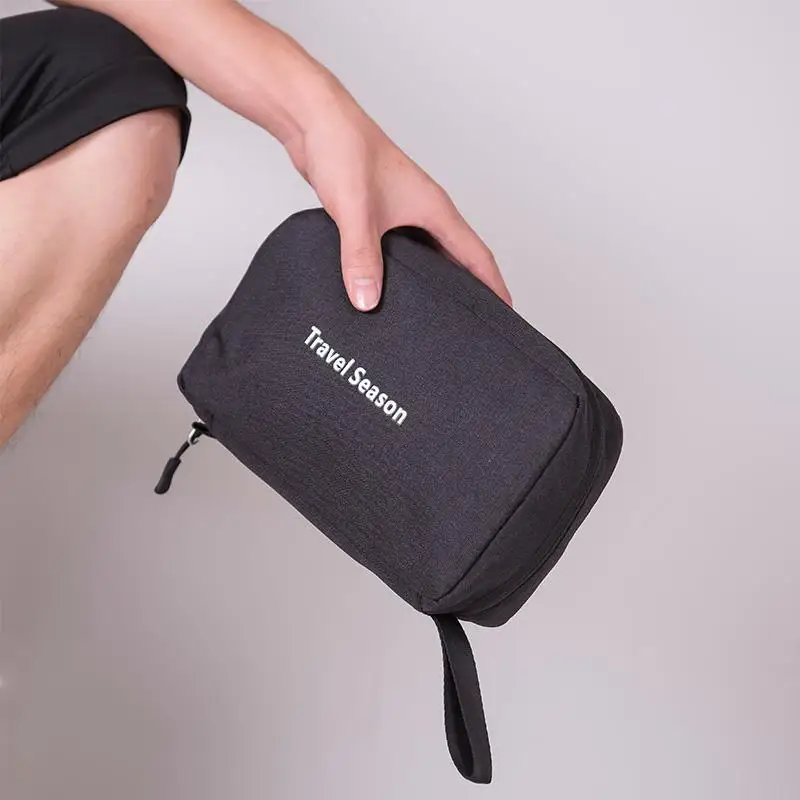 Borsa da toilette da viaggio custodia da collo cosmetica da uomo borsa da trucco impermeabile da donna borsa da lavaggio di bellezza borsa Organizer Neceser - immagine 5