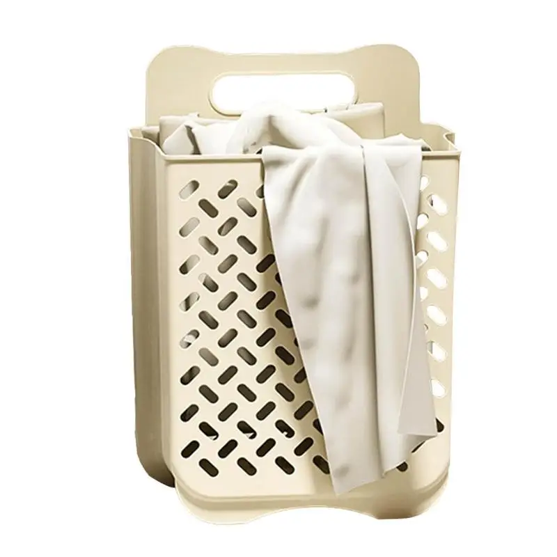 

Wall Mounted Laundry Basket Portable Multi Purpose Storage Basket Collapsible Dirty Clothes Folding Hamper Laundry Organizer