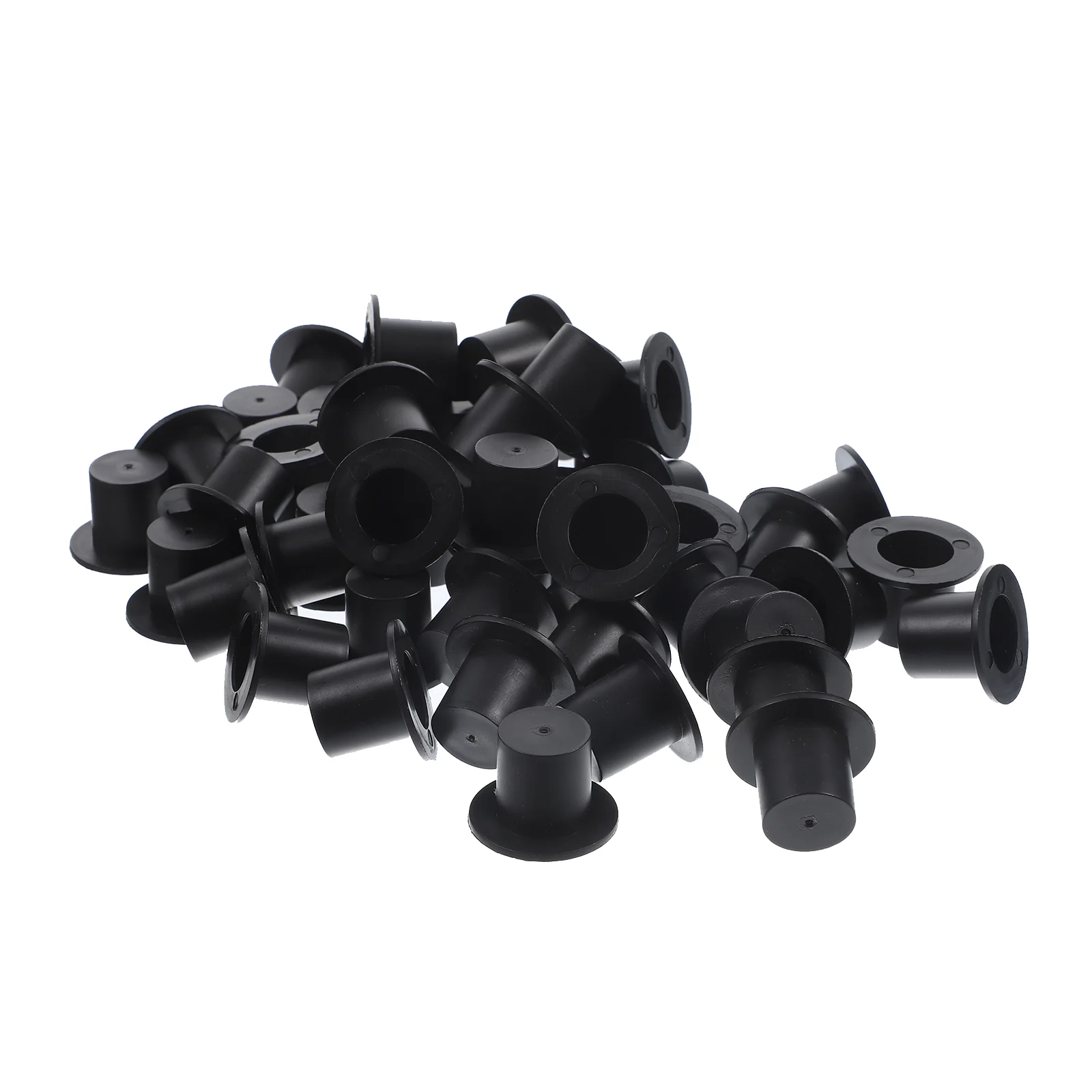 50 Pcs Plastic Clown Hat Mini Snowman Miniature Top Lovely Hats Kawaii Tiny Headband Black Formal Christmas Party Supplies