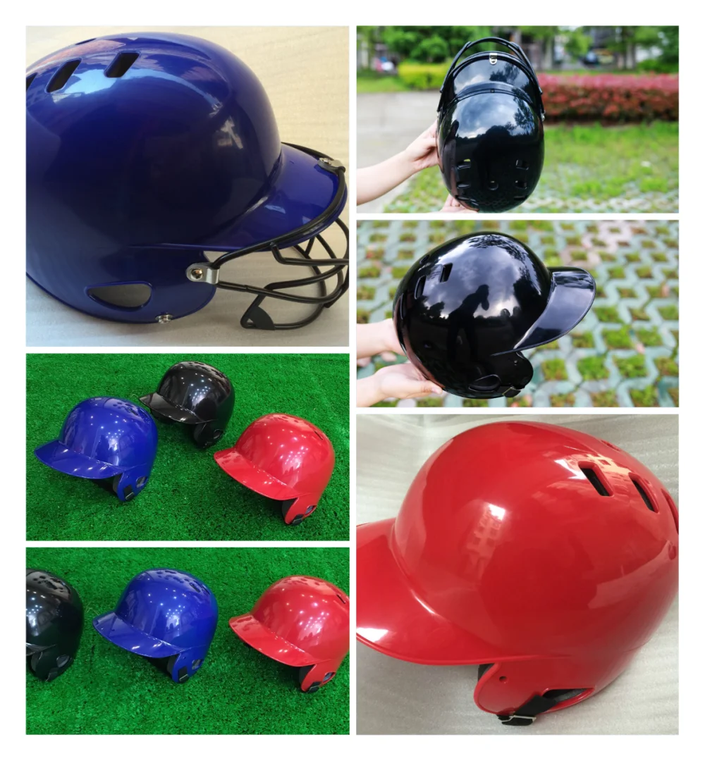 Plastic Baseball Helmets ABS Shell Kids Adults Softball Helmet Infield High Anti Impact Resistance Safety Baseball Helmet