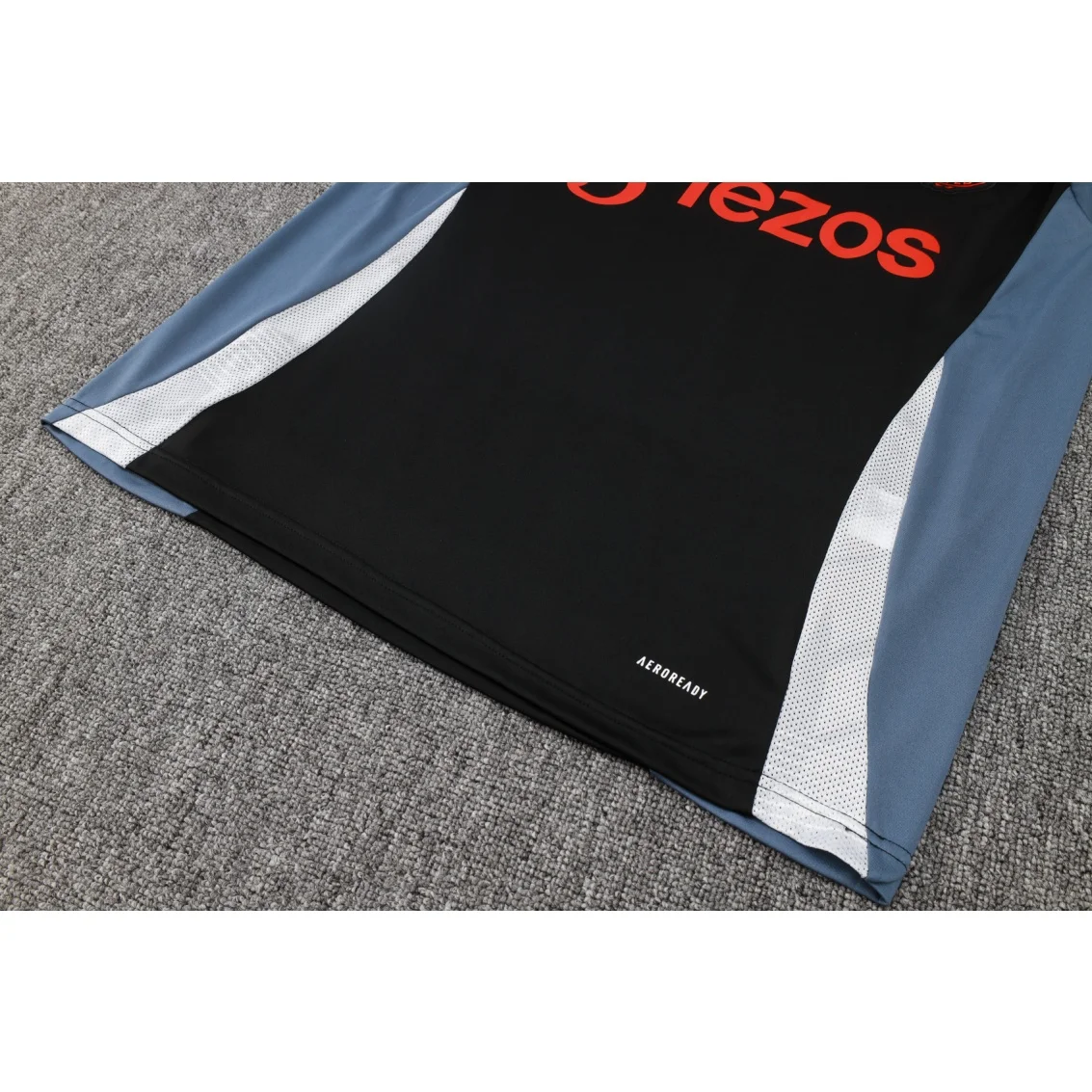 Adidas Soccer Jerseys Men Short-sleeved and Above-the-knee Shorts Premium Moisture-Wicking Training Suit Black