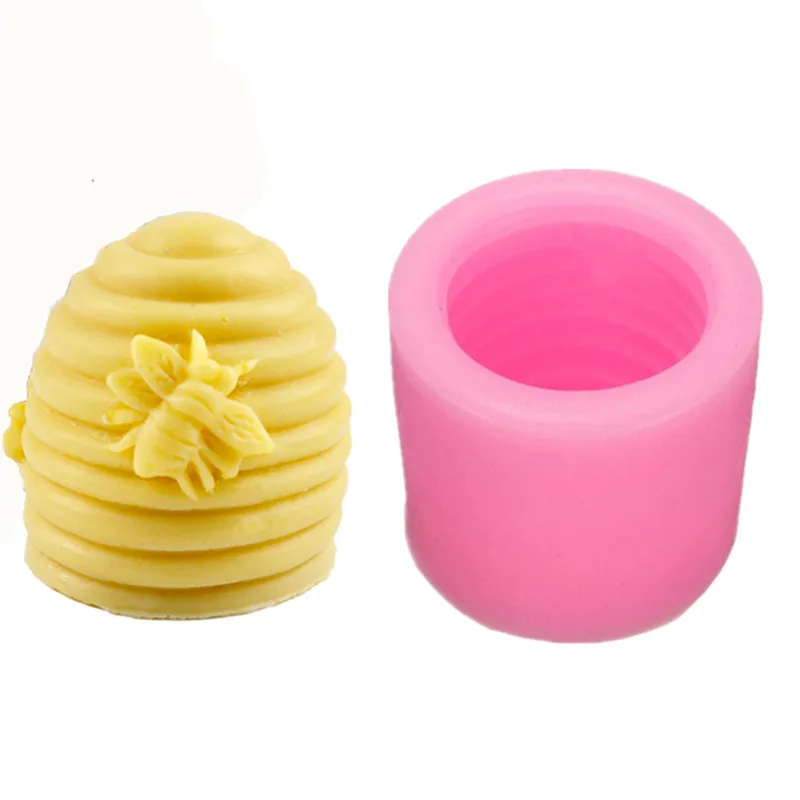3D Bee Silicone Pastry Mold Treehouse Beeswax Cake Decor