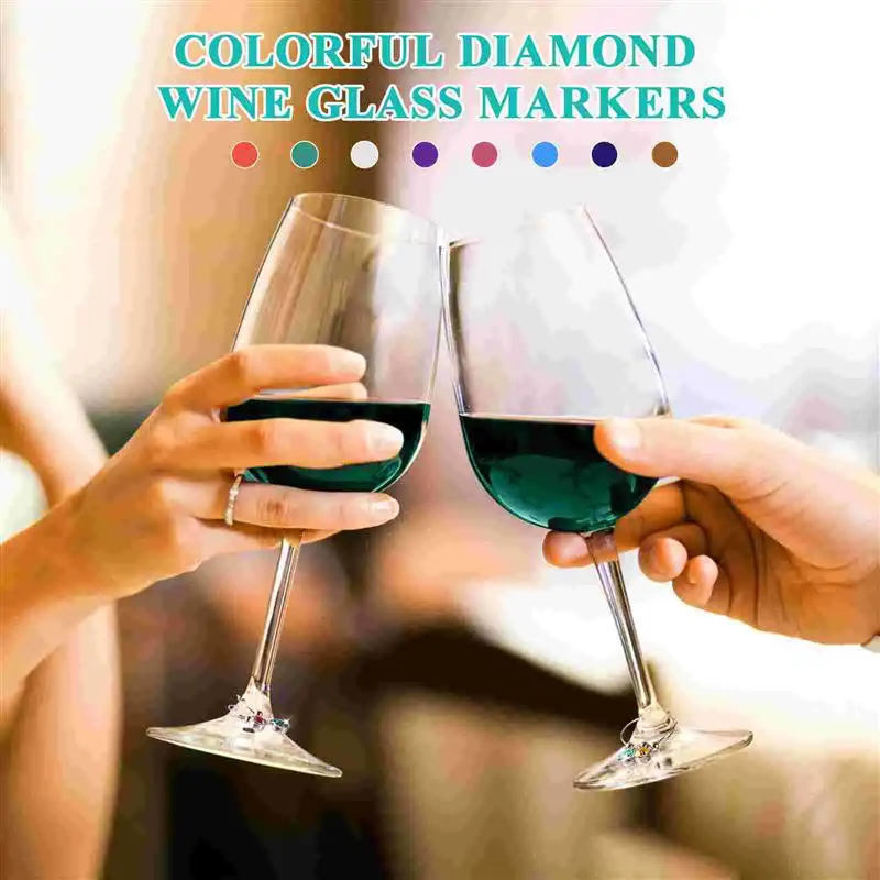 30PCS Ciondoli Per Bicchieri Di Vino Identificatori Di Bevande Ciondoli Per Bicchieri A Stelo Marcatori Etichette Di Vetro Forniture Per Feste A Tema Spiaggia
