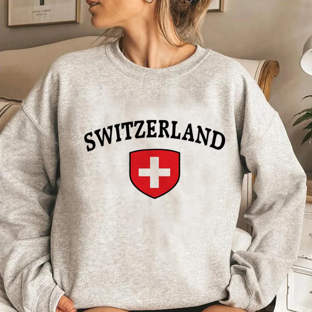 

Switzerland hoodies women japanese Fleece sweat y2k harajuku sweatshirts sweater female anime tracksuit