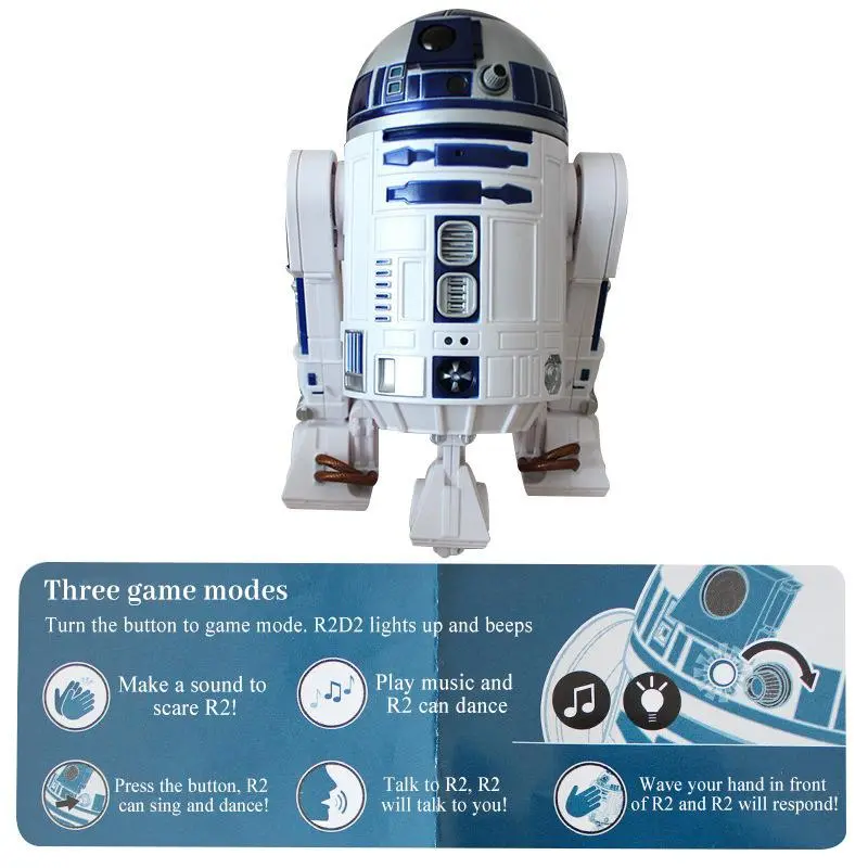 Star Wars R2-d2 Movable Model Toy App Remote Control Robot Rc Music Toy Kid Birthday Christmas Gift - AliExpress