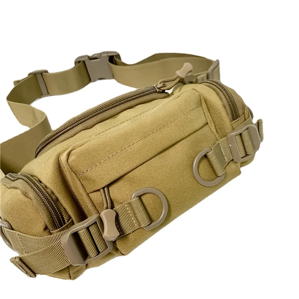 Tactical Chest Bags Waterproof Oxford Men's Belt Fanny Pack Shoulder Messenger Bag Large Capacity Travel City Jogging Bags