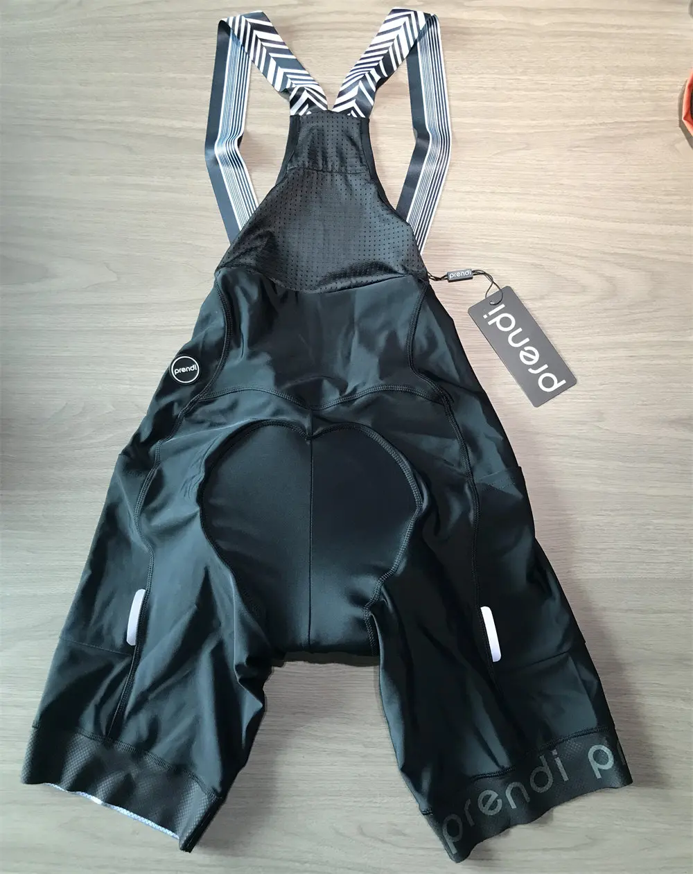 PRENDI Men Cycling Bib Shorts Gel Pad Summer Cool Tight with Pockets Male Bike Outdoor Sport Wear Rubber Non-Slip Band cycling bib shorts