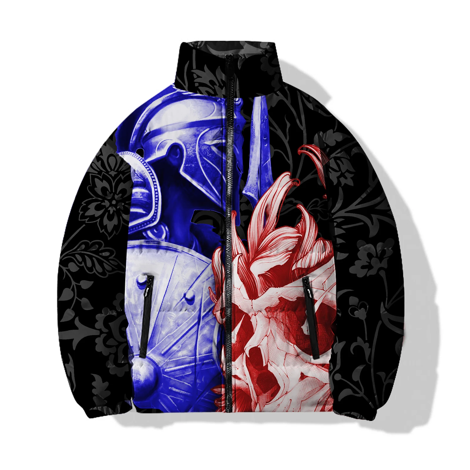 thumbnail image 1 of Chaquetas geniales para hombre, abrigos de caballero para hombre, diseño de guerrero a la moda, abrigo frío de alta calidad para hombre para invierno, rentabilidad para hombre, 1 of 4