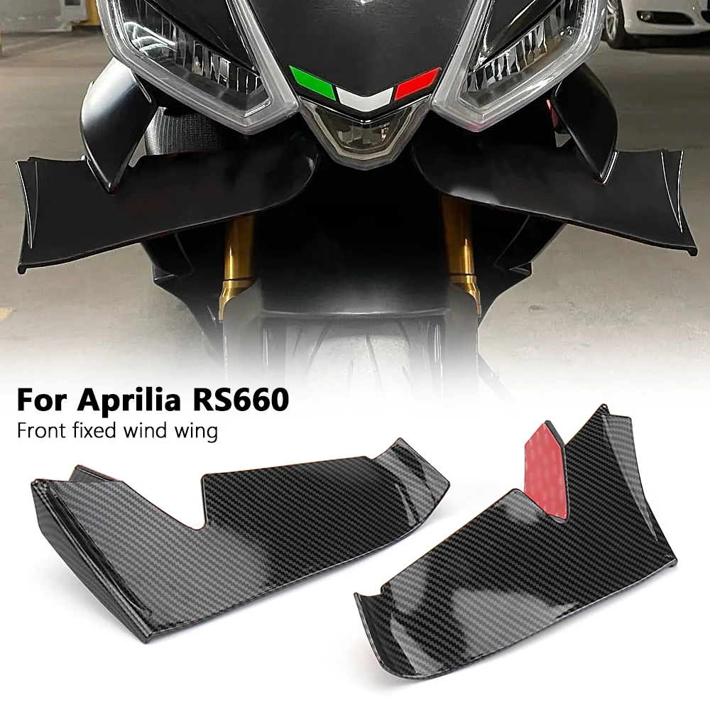 NewMotorcyclesAccessoriesCarbonfiberFairingWingletAerodynamicWingKitSpoilersFor
