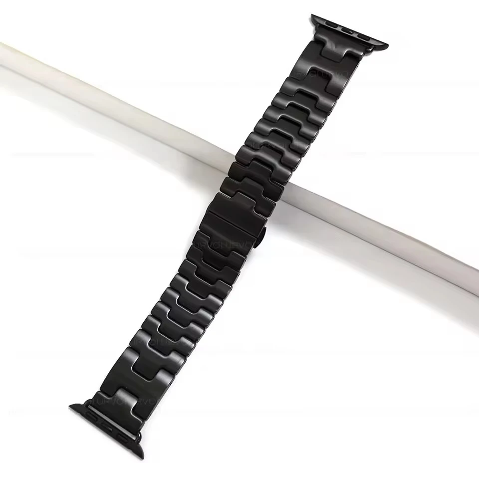 Titanium Color Stainless Steel Luxury Watch Band Bracelet