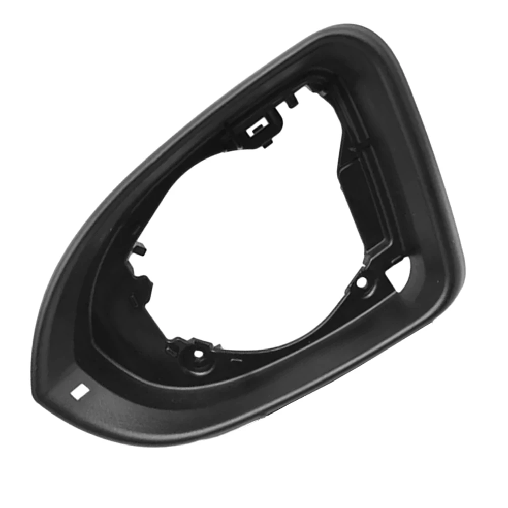 VW Passat B8 2017 2018 2019 자동차 사이드 미러 하우징 프레임 후면보기 미러 홀더 트림 액세서리 광택 블랙