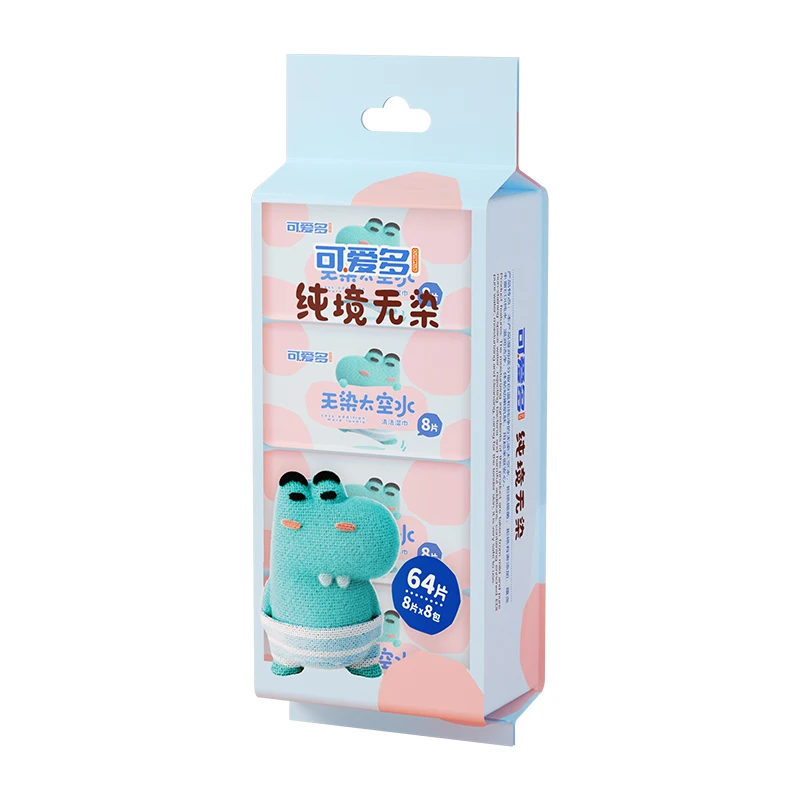 64pcs Freshing Cleaning Wipes,Mini Portable Wipes