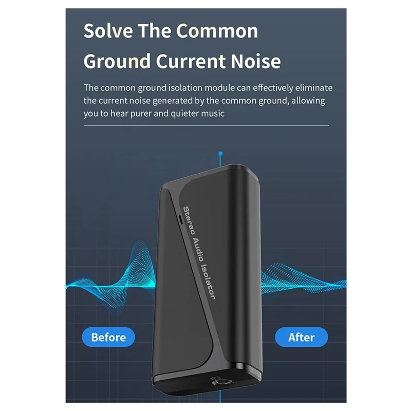 Y10A-New M29 Audio Ground Isolator 5.4 Bluetooth Receiver Common Ground Noise Filter Stereo Current Noise Eliminator