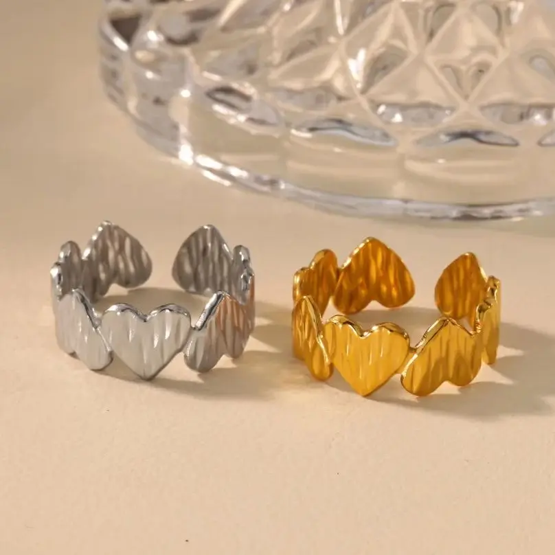 Vintage Geometric Heart Stainless Steel Jewelry Gift