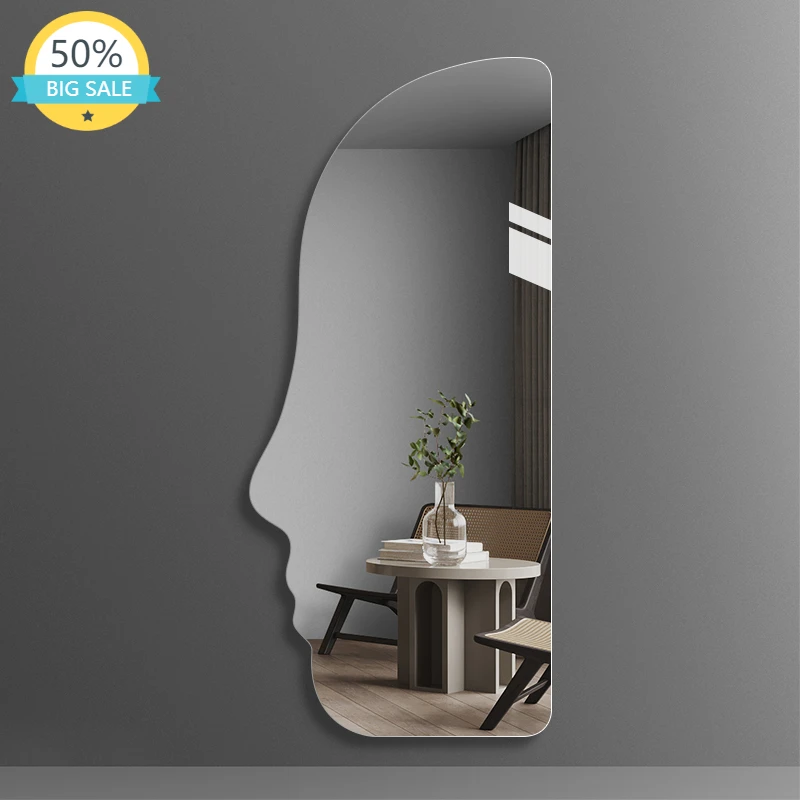 Ongehoorzaamheid Inspireren eetbaar Modern Style Irregular Mirror Dressing Full Body Make Up Bedroom Maiden  Mirror Wall Hanging Muur Decoratie Aesthetic Room Decor| | - AliExpress