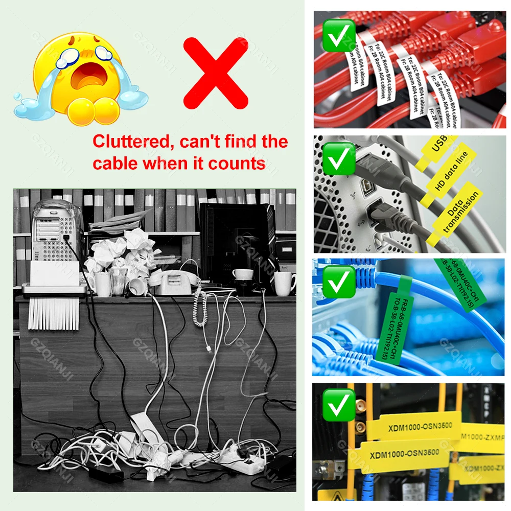 Marklife P50 Portable Thermal Printer 15mm-50mm Print For Home Office Mini Wireless Label Sticker Maker For Smartphone or Paper