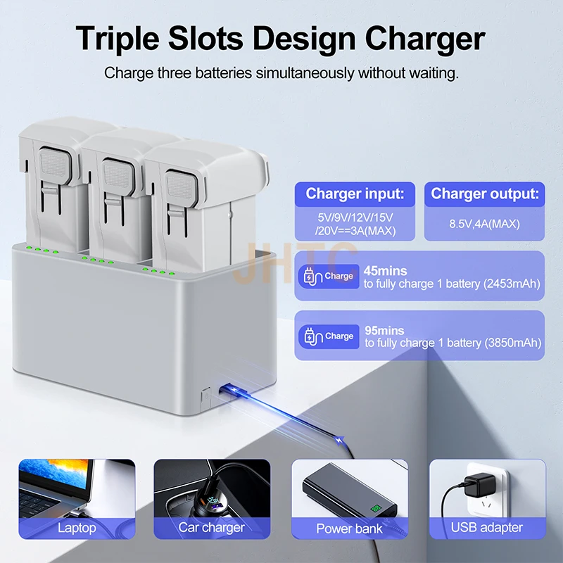Batterie et Chargeur DJI Compatibles - Lot 1 ou 2 Batteries