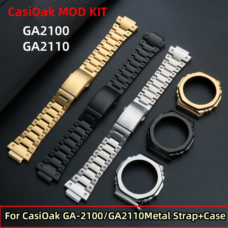 GA2100 Mod case for Casio ga2100 metal case strap G-SHOCK GA2110