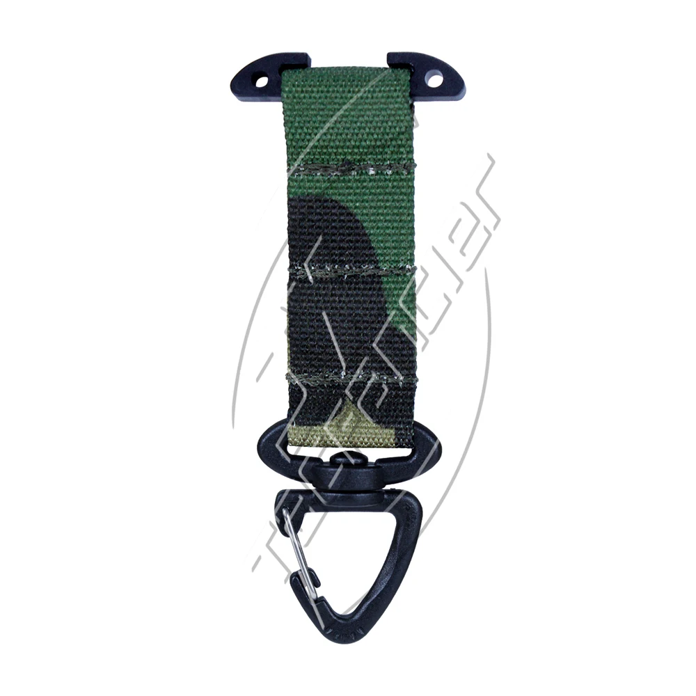 Taktische Molle Clip Schwenk Dreieck Kunststoff Karabiner Haken T Montieren Hängen Karabiner Handschuh Halter Schlacht Gürtel Jagd Zubehör – Detail 12